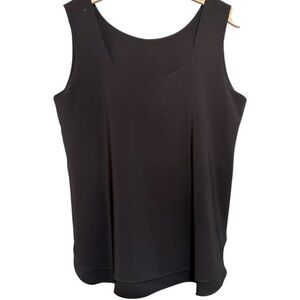 MACK Women’s Size S Black Double Layered Sleeveless Tank Top